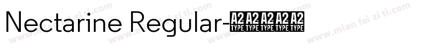 Nectarine Regular字体转换